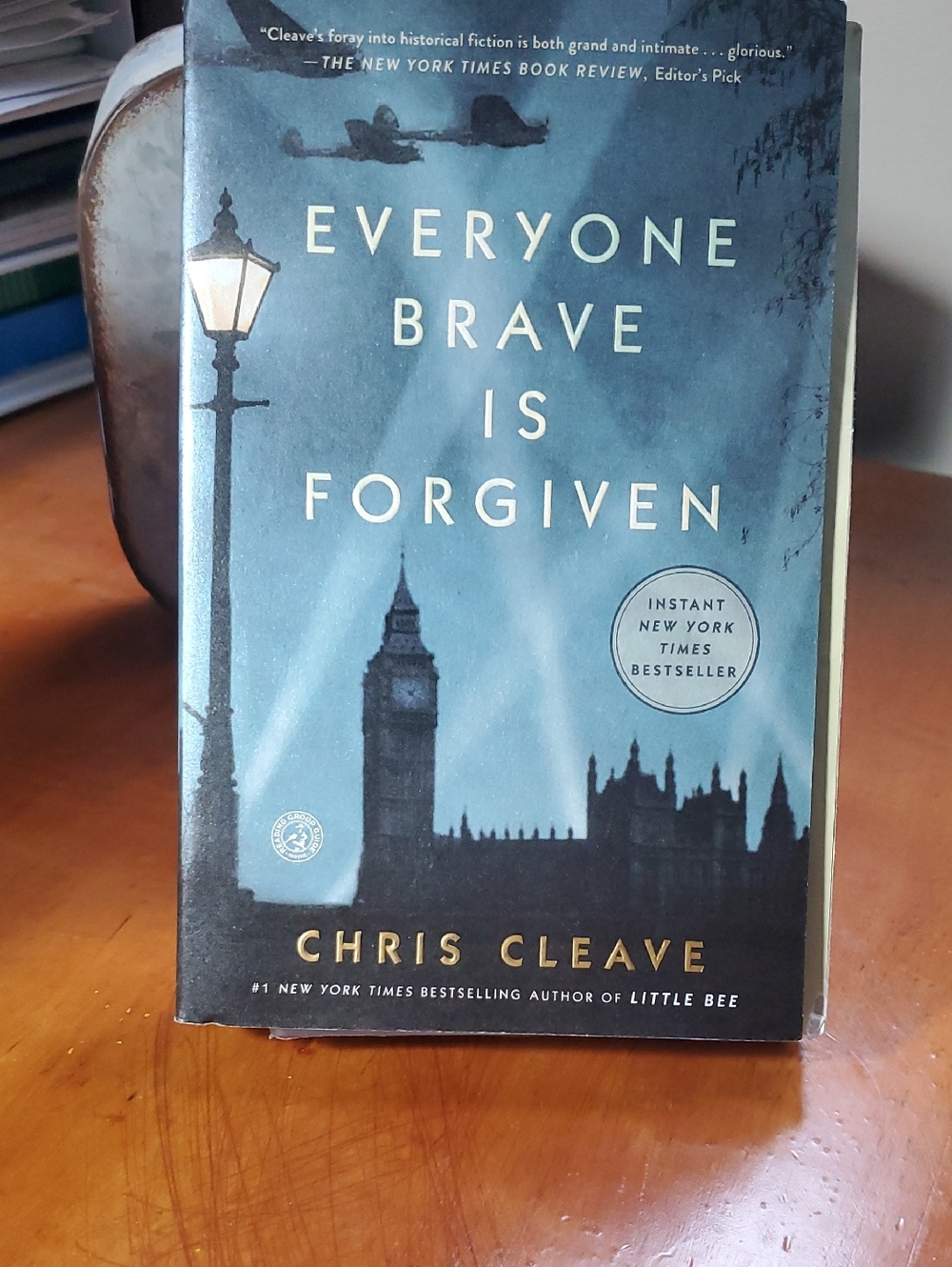 Everyone Brave Is Forgiven by Chris Cleave - Blue Cover (10)